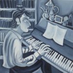 Playing Piano and Antiques