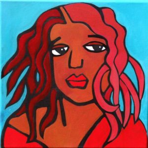 Portrait Red Hair Girl