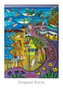 Snapper Rocks Poster